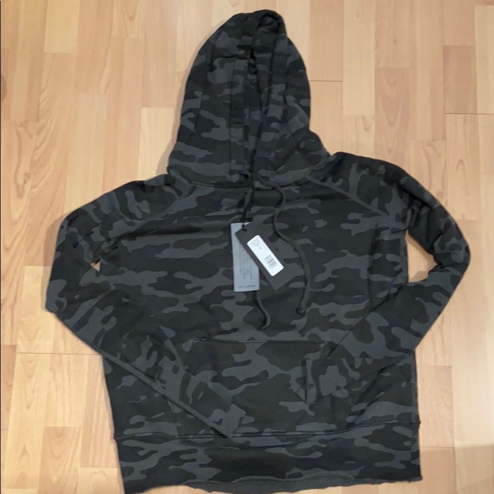 Nili Lotan grey cami Janie hoodie size medium